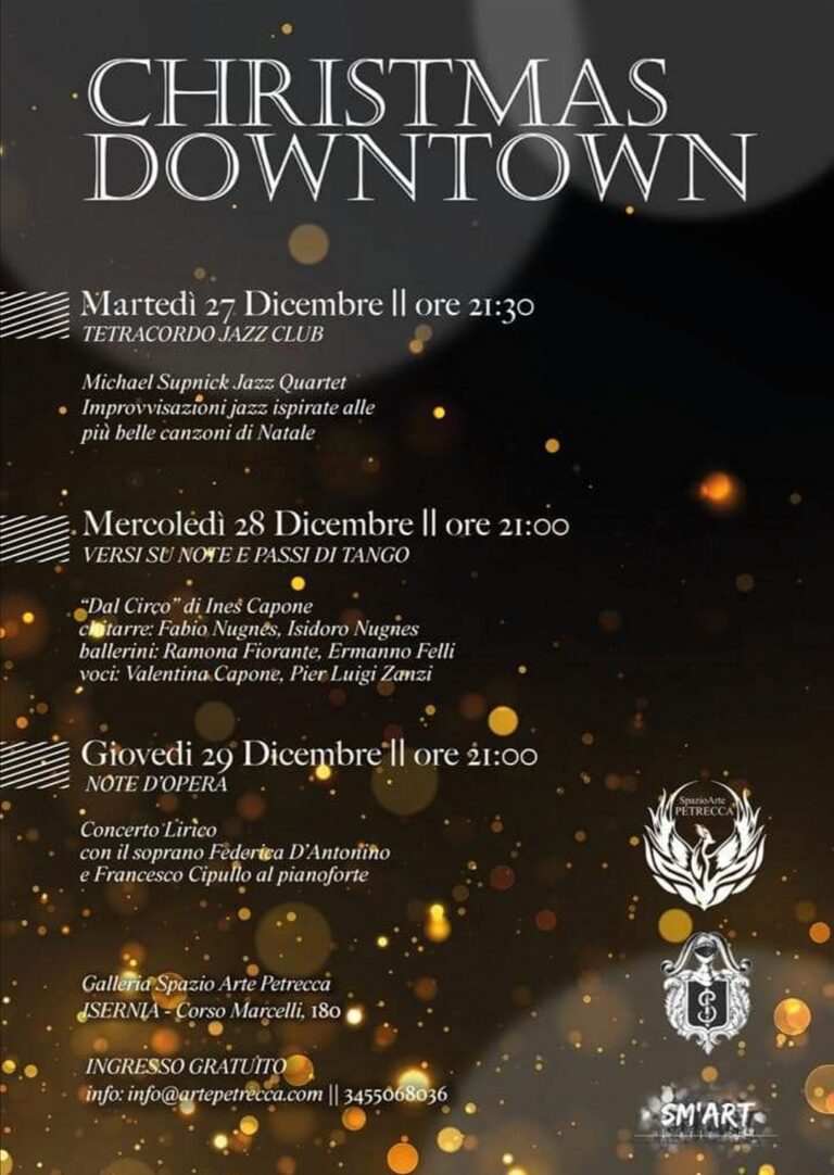 CHRISTMAS DOWNTOWN A ISERNIA.