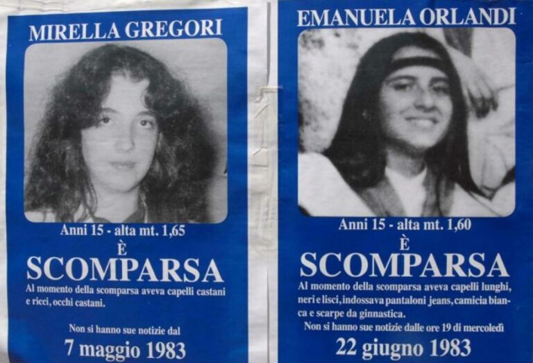 Emanuela Orlandi e Mirella Gregori, ok Camera a Commissione inchiesta.