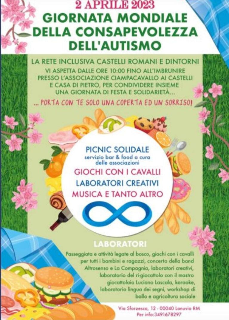 Giornata mondiale della consapevolezza dell’autismo.