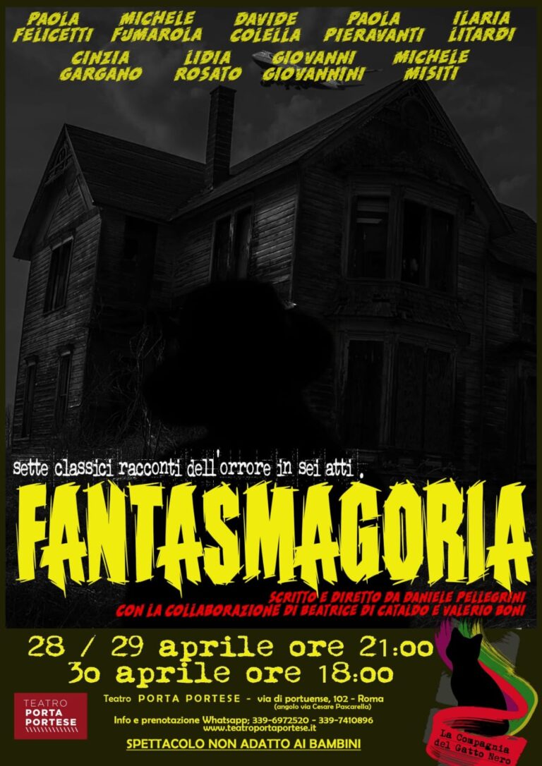 Al teatro Portaportese è in scena  Fantasmagoria.