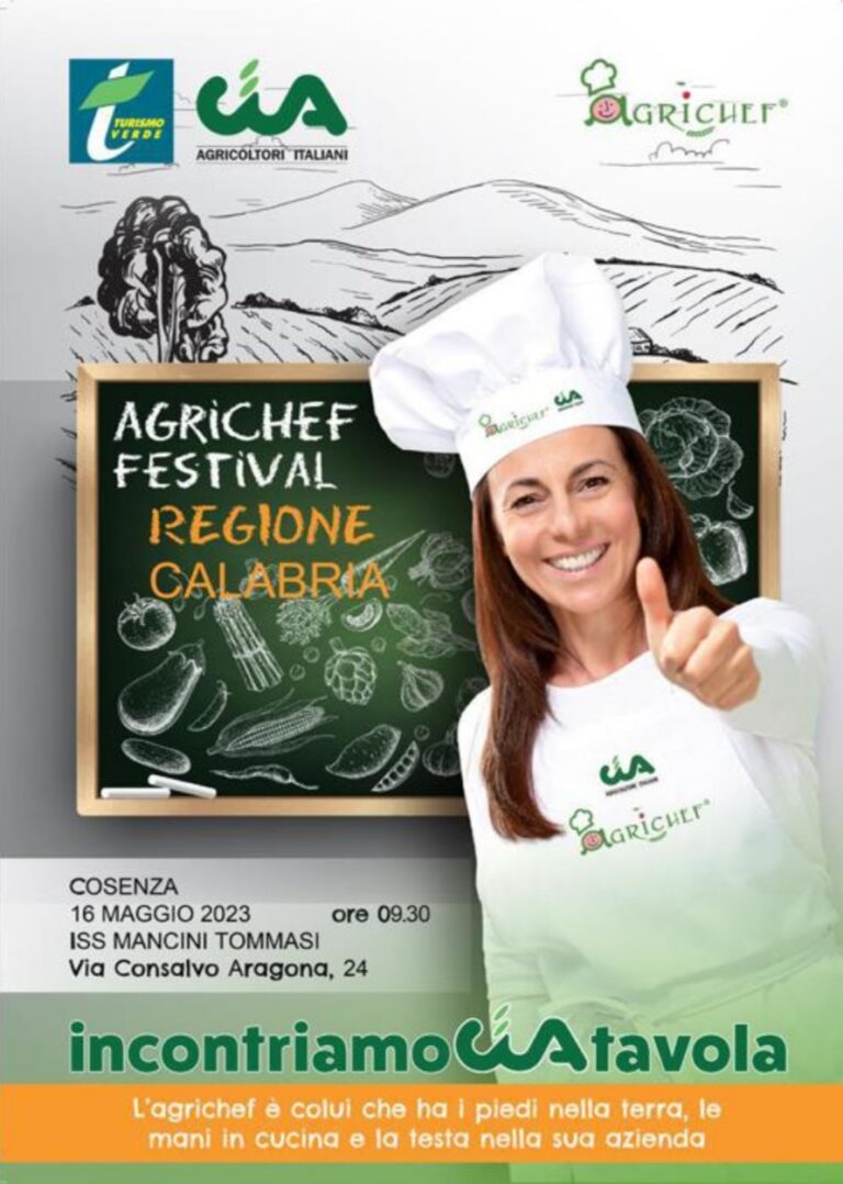 Food: tra patata della Sila Igp e caciocavallo il 16 maggio è sfida ai fornelli con ‘Agrichef Festival Calabria’.