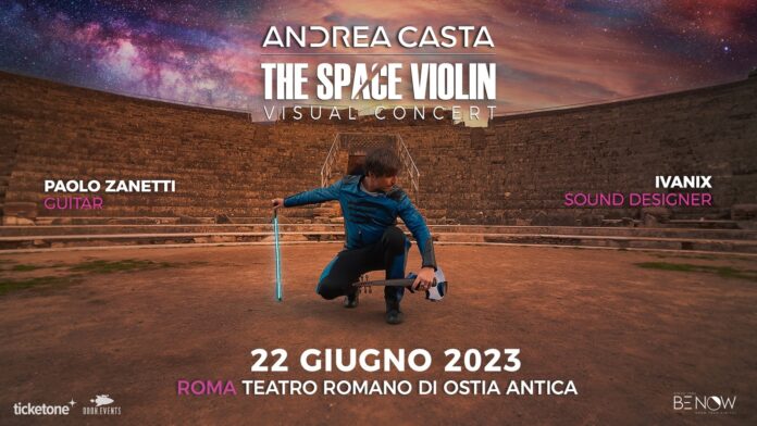 ANDREA CASTA COVER CONCERTO TEATRO ROMANO OSTIA ANTICA