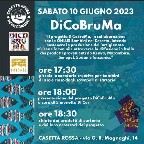 Il 10 giugno 2023 a Roma presentazione del progetto DiCoBruMa con la Dott.ssa Simonetta Di Cori.