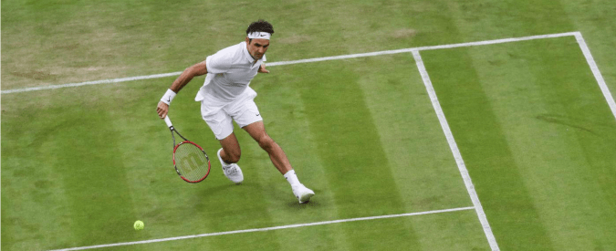 Il tennis su erba: il raggio verde della racchetta, è la tradizione di Wimbledon.
