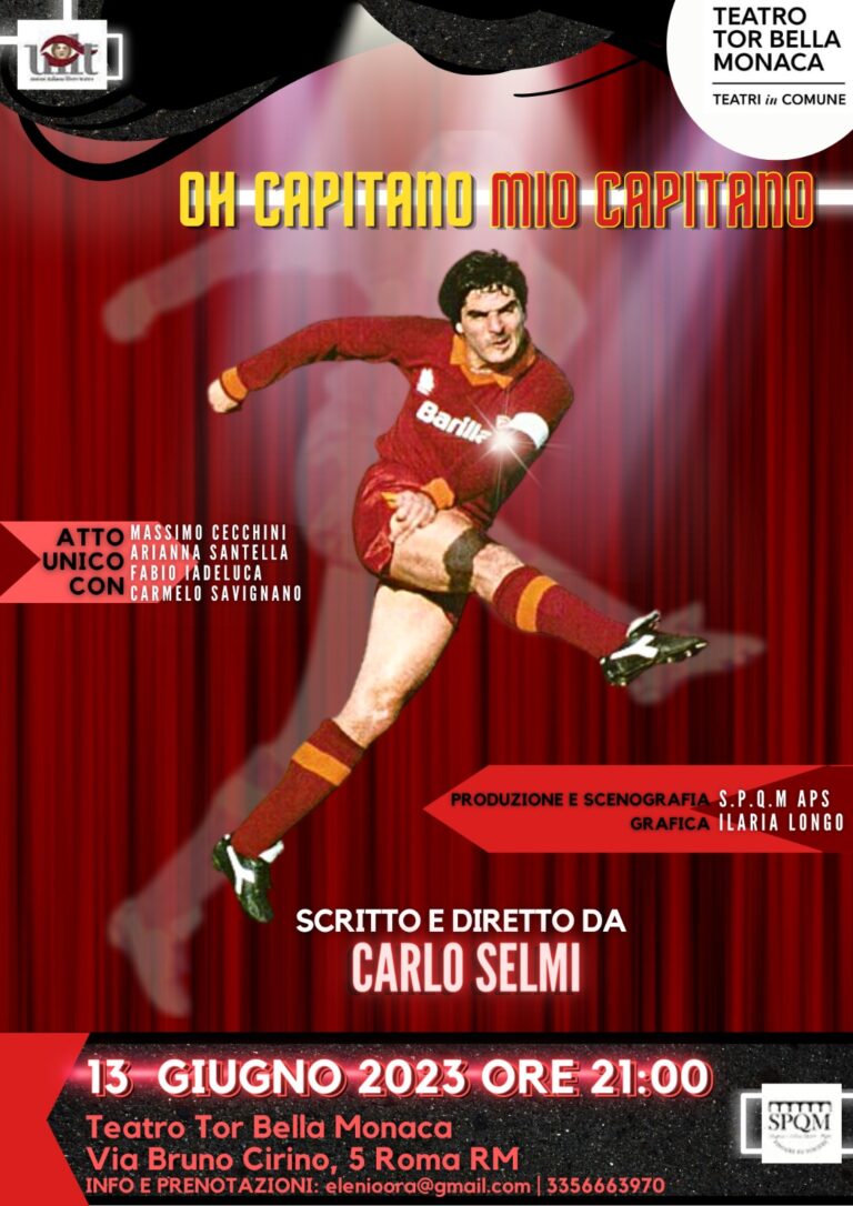 OH CAPITANO, MIO CAPITANO – AGOSTINO DI BARTOLOMEI.