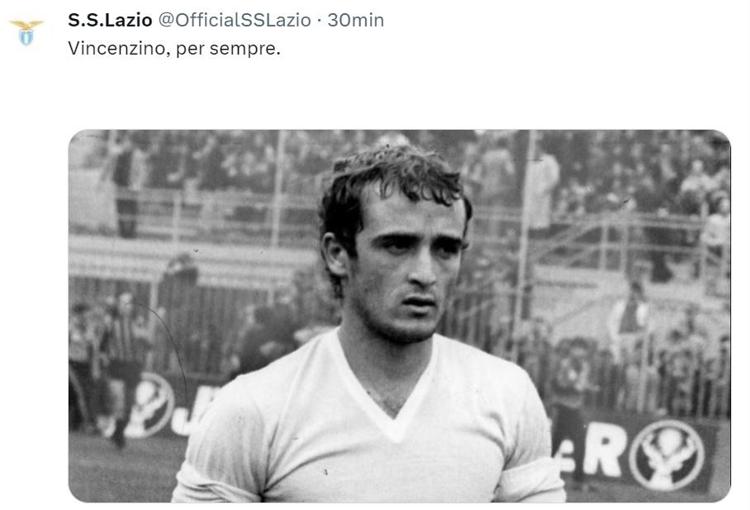 E’ morto Vincenzo D’Amico, bandiera della Lazio aveva 68 anni.