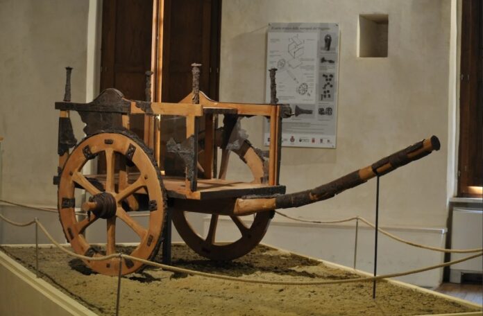 Carro etrusco. Museo di Asciano
