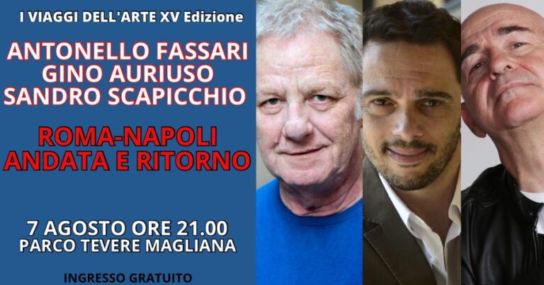 “ROMA NAPOLI ANDATA E RITORNO” AL PARCO TEVERE MAGLIANA.