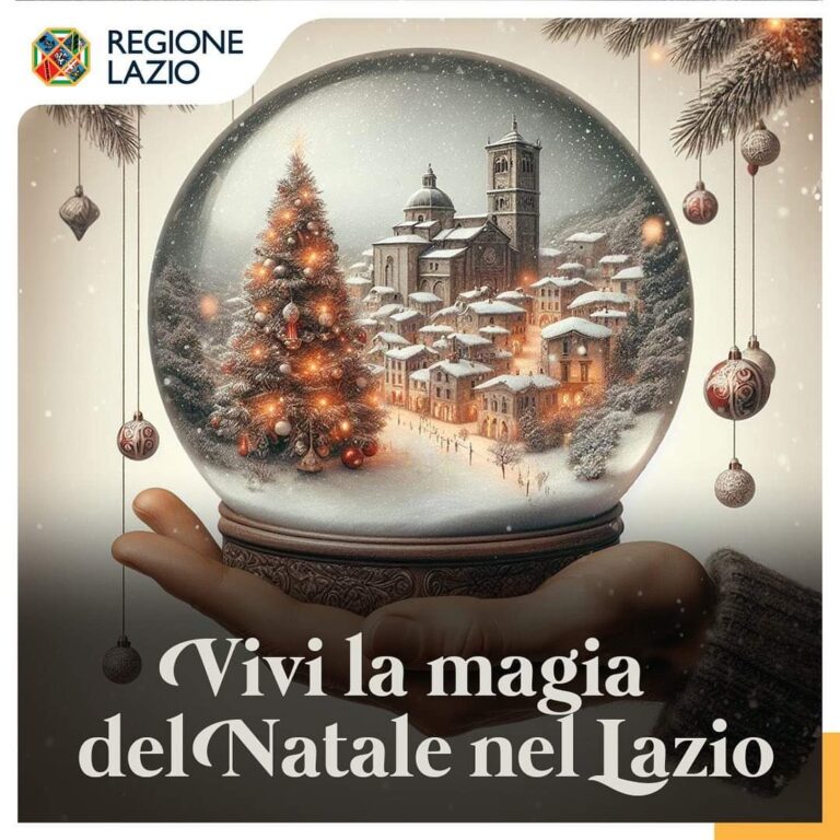Vivi la magia del Natale nel Lazio.