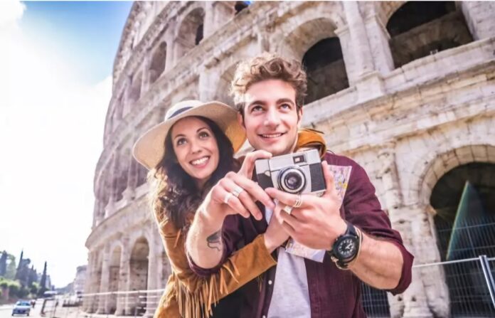 Turisti contenti