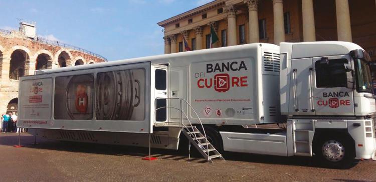 Screening cuore completo e gratuito, riparte ‘Truck tour’con tappa in 28 città.