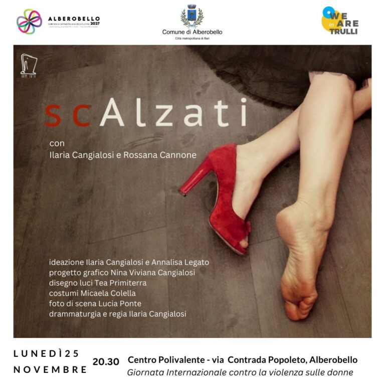 25 novembre le celebrazioni ad Alberobello per la commemorazione della ‘Giornata Internazionale della Violenza sulle Donne’.