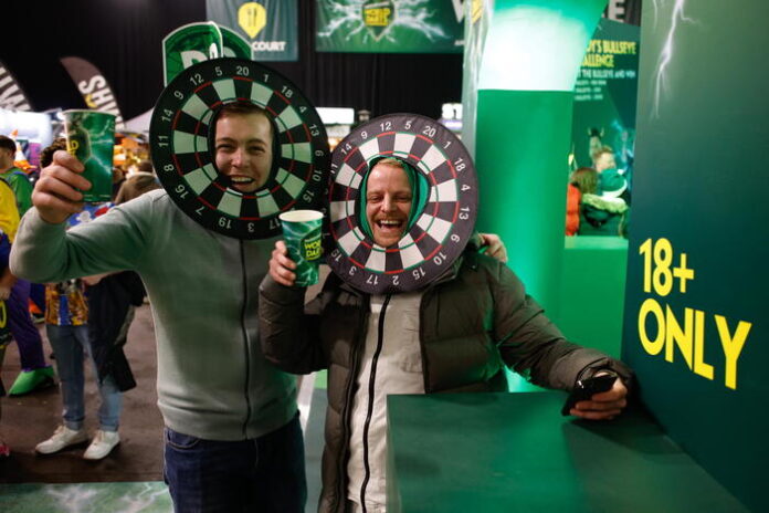 Opening session of the Paddy Power World Darts Championship
