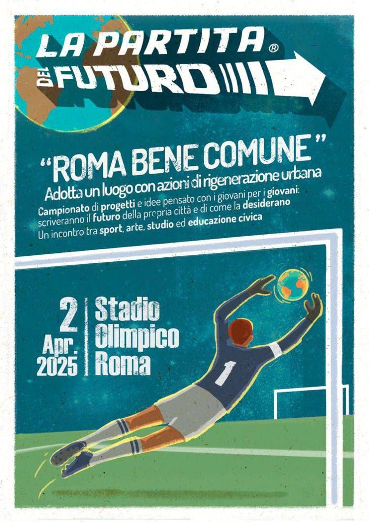 ‘La partita del futuro’, 370 scuole romane e 14 progetti e idee per i giovani il 2 aprile all’Olimpico.