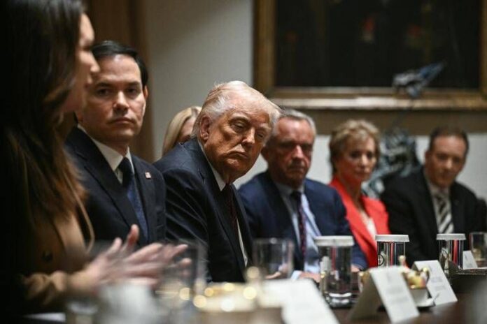 uspresidentdonaldtrumpholdscabinetmeeting