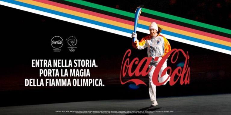 Milano-Cortina: con Coca-Cola è possibile diventare tedoforo.