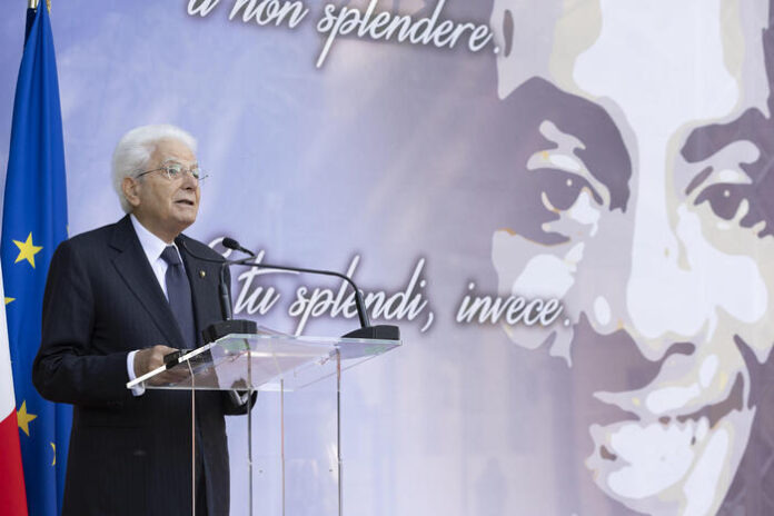 Mattarella, Willy un nostro ragazzo, non lo dimenticheremo