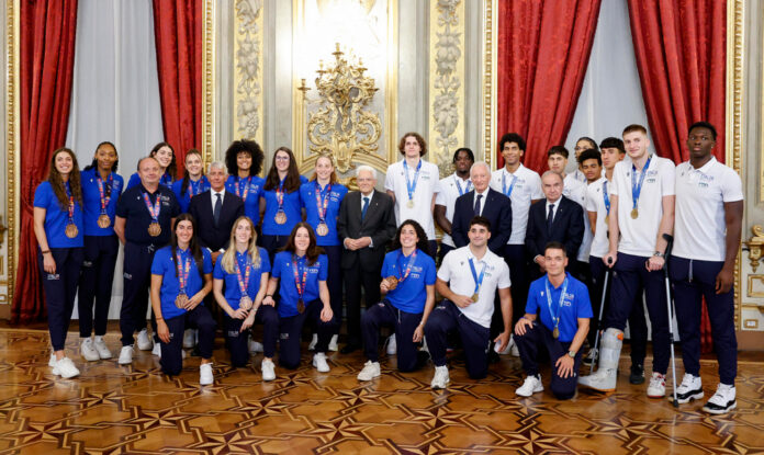Da Mattarella nazionali di basket femminile e under 20 maschile