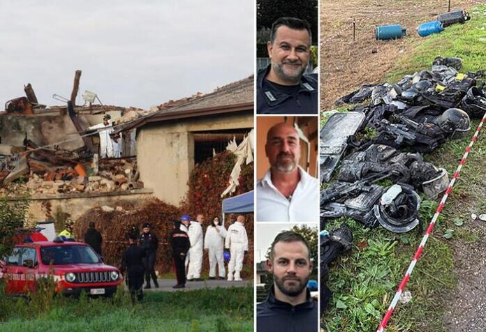 Esplosione a Castel D'Azzano, morti tre carabinieri