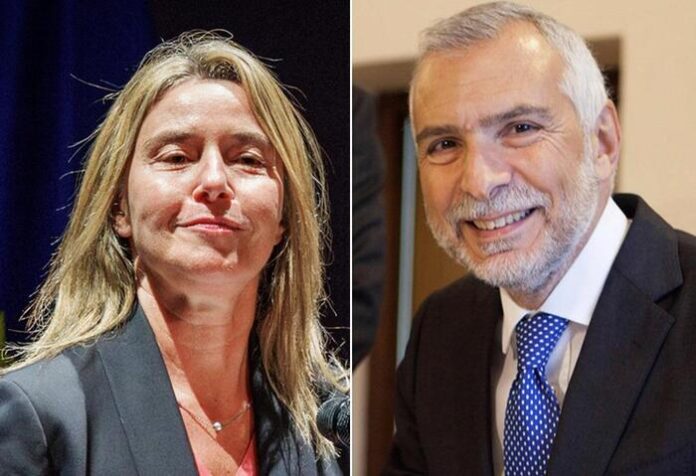 Da sx: Mogherini - Sannino (combo)