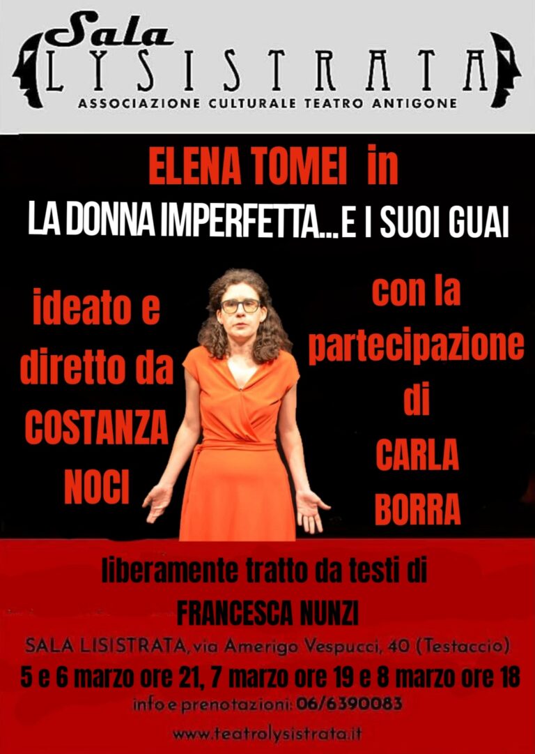  LA DONNA IMPERFETTA E I SUOI GUAI.