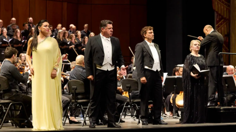 Napoli, Teatro San Carlo – Aida (con Netrebko, Kaufmann, Salsi, DeShong).