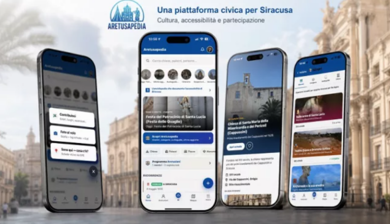 Il monumento risponde: l’AI con una voce aiuta i disabili visivi a scoprire i beni culturali italiani. Alessandro Calabrò e il suo progetto Aretusapedia.